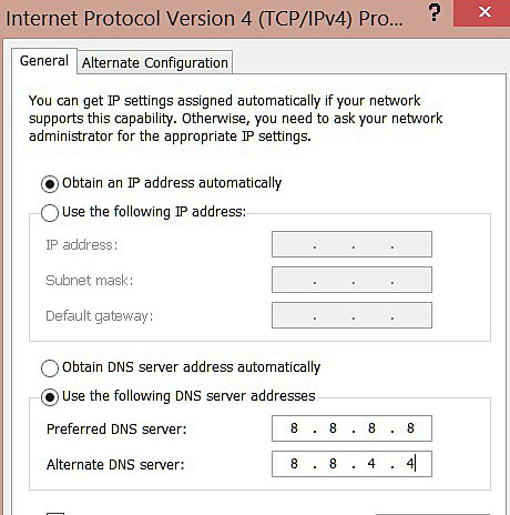 IPV4 Connection