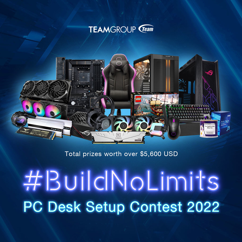 TEAMGROUP BuildNoLimits PC Desk Setup Contest 2022