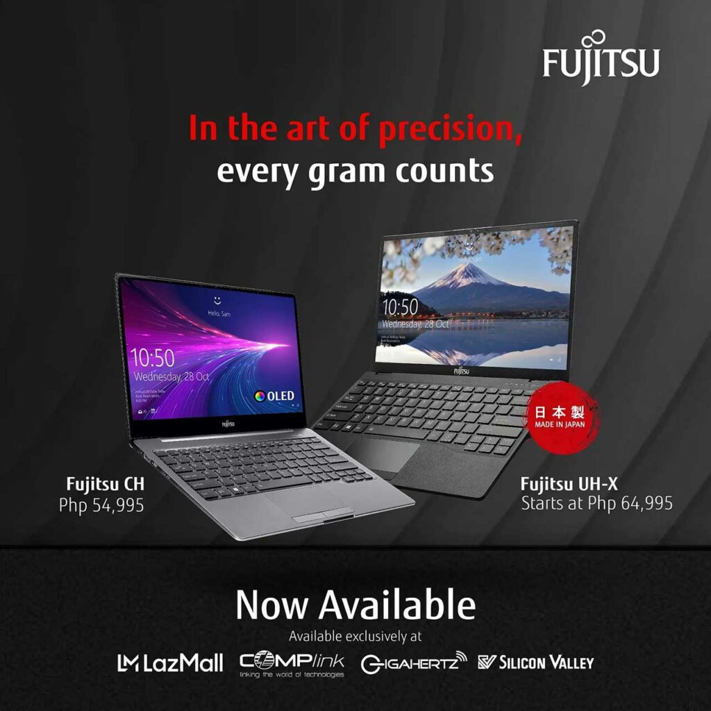 Fujitsu Ultralightweight Laptops Now Available