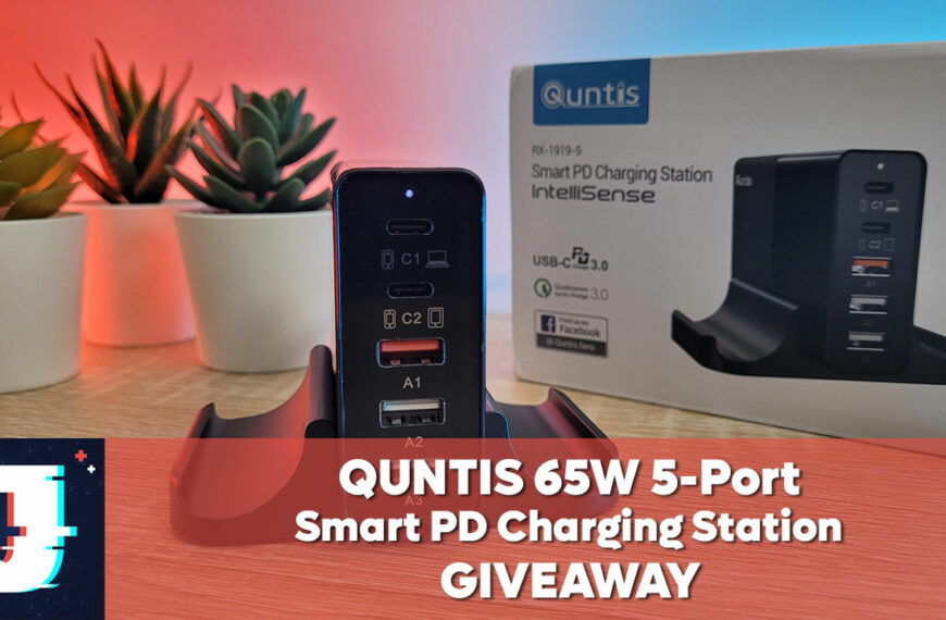 Quntis 65W 5-Port Smart PD USB Charging…