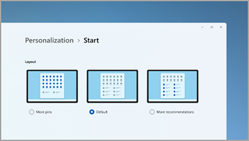 Customize your Start menu layout
