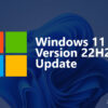 Windows Logo Windows 11 Version 22H2 Update
