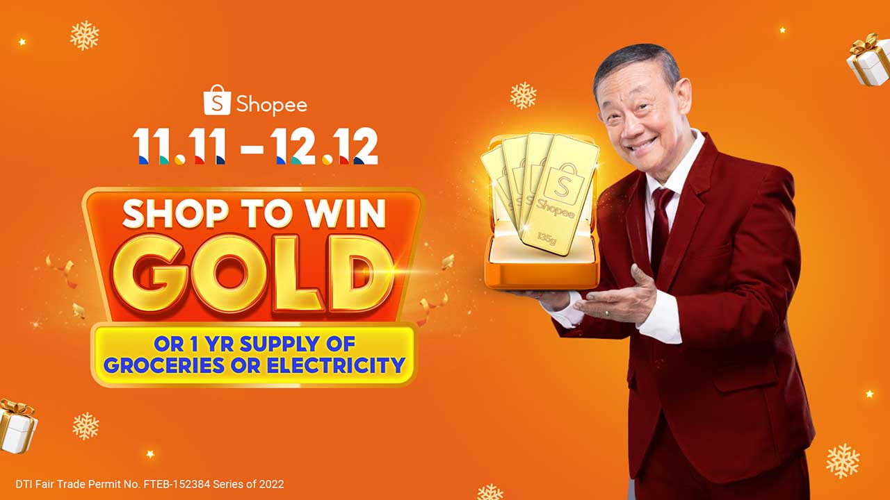Shopee Show To Win Gold Promo Flyer