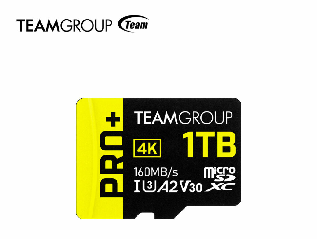 TEAMGROUP PRO+ MicroSDXC UHS-I U3 A2 V30 Memory Card