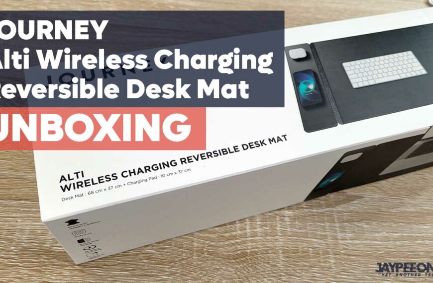Journey ALTI Wireless Charging Desk Mat Unboxing