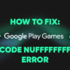 Google Play Games Beta Code NUFFFFFFFF